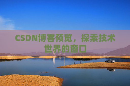 CSDN博客预览，探索技术世界的窗口